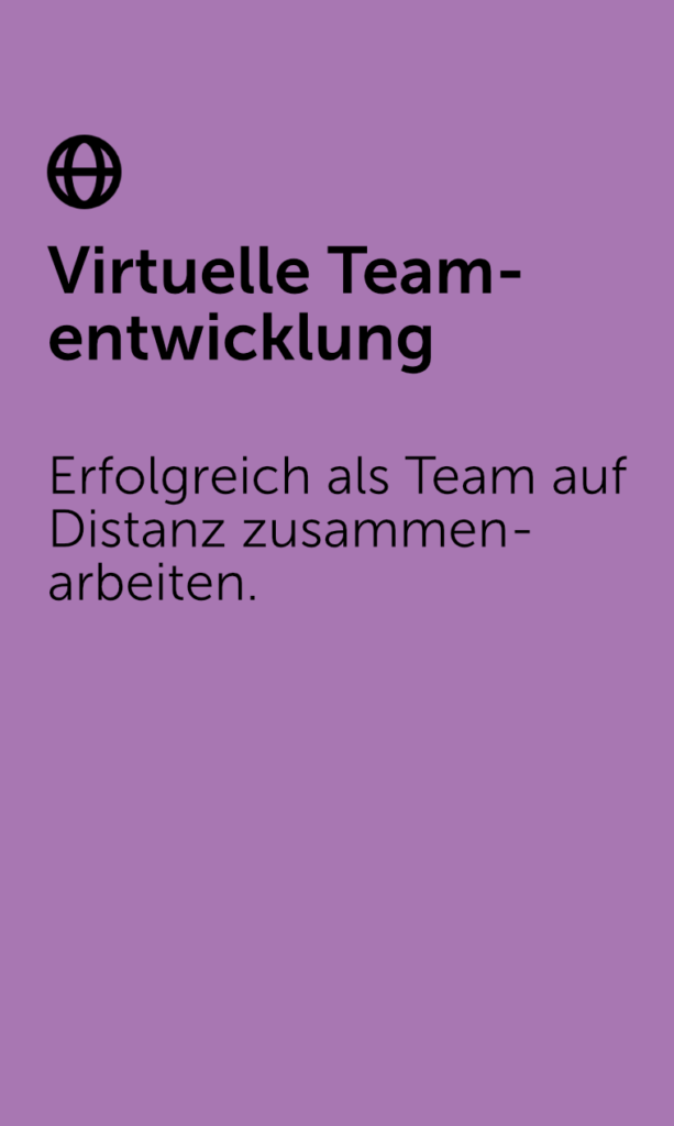 Virtuelle Teamentwicklung. Erfolgreich als Team auf Distanz zusammenarbeiten.