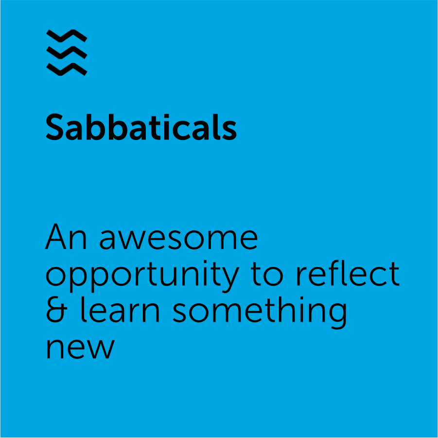 Sabbaticals: An awesome opportunity to reflect & to learn something new