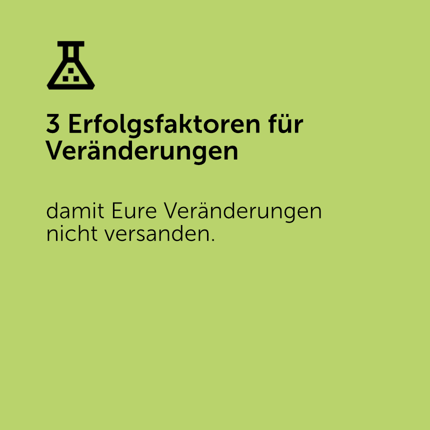 Header Blogpost 3 Erfolgsfaktoren für Veränderungen