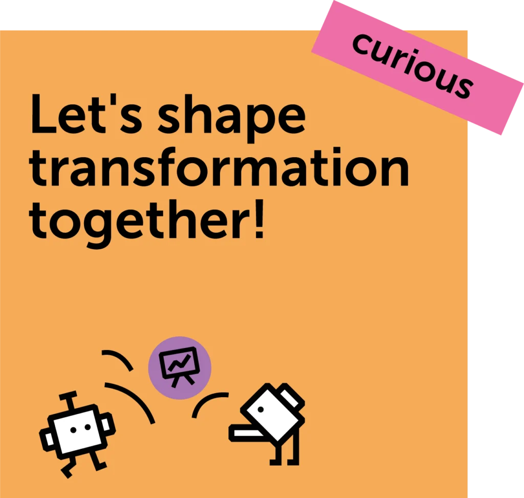 Post-it Let's shape transformation together