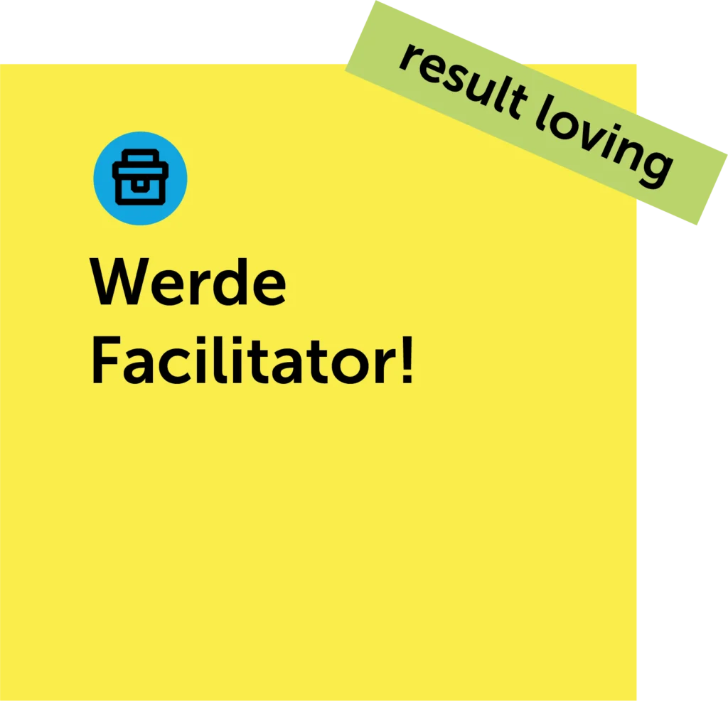Illustration „Werde Facilitator!“ zur Facilitator-Ausbildung für wirksame Veränderungsbegleitung